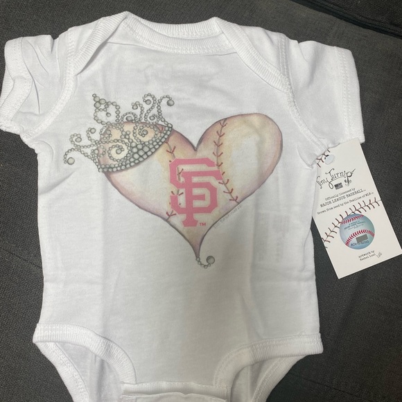 NWT TinyTurnip SF Giants onesies - Picture 4 of 4